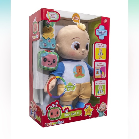 CoComelon Official Boo Boo JJ Feature Plush - Boo Boo Areas Light Up NIB - Picture 3 of 13